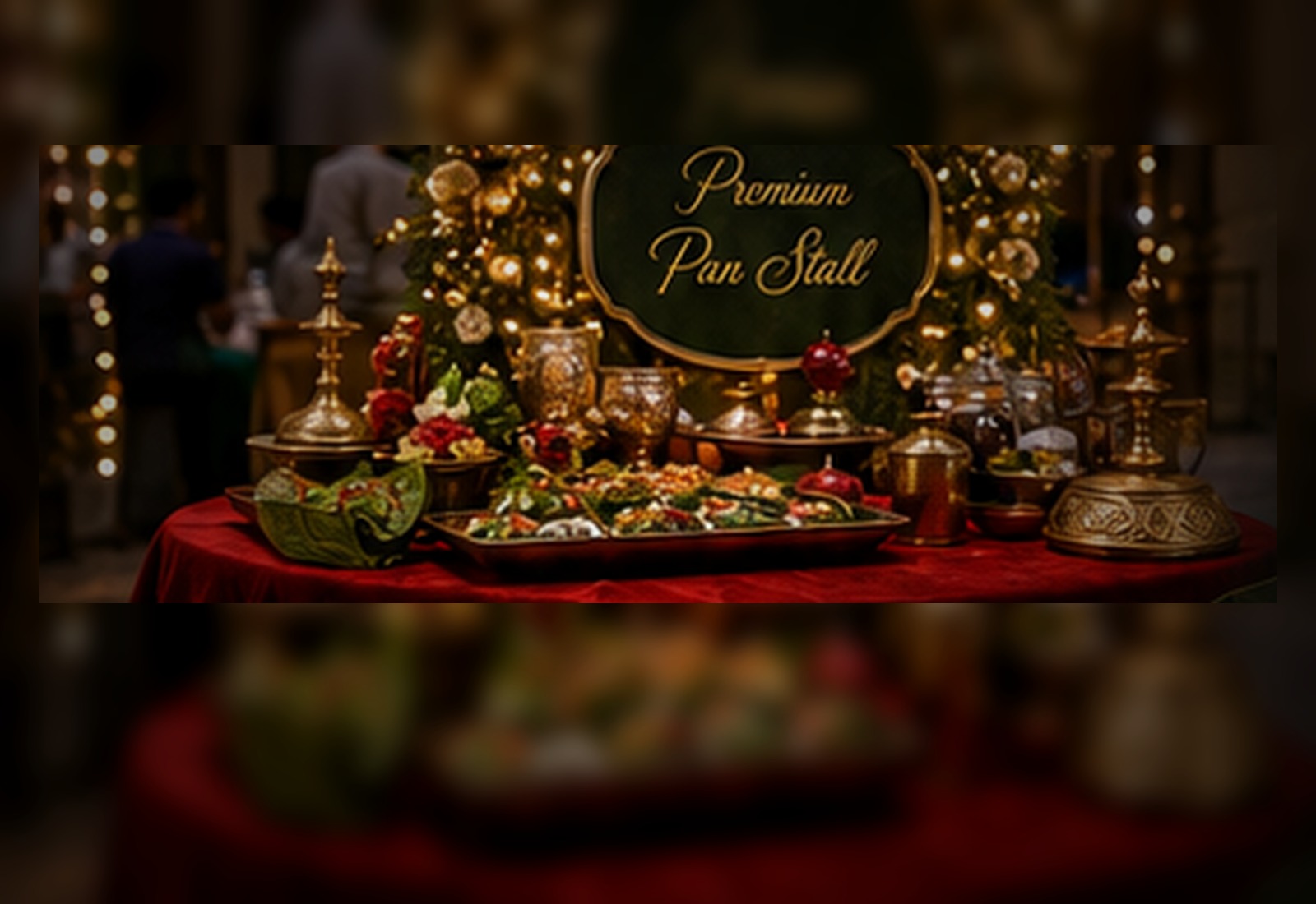 Live pan stall service for weddings receptions and events in Kathmandu