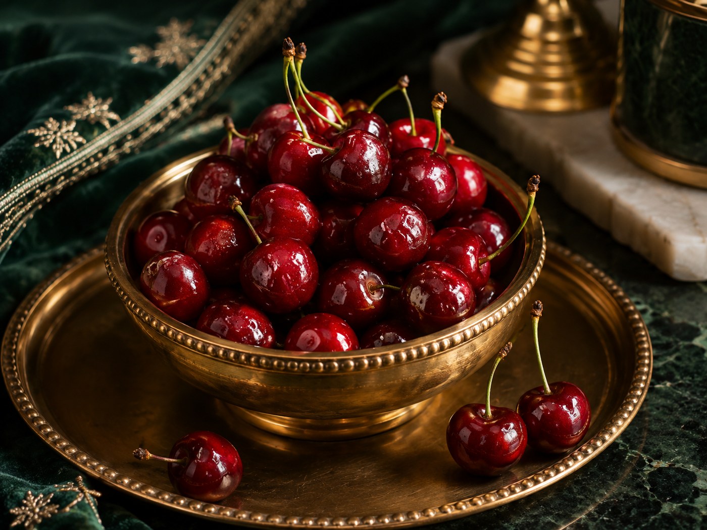 Cherry ingredient for sweet pan at Manakamana Pan Bhandar