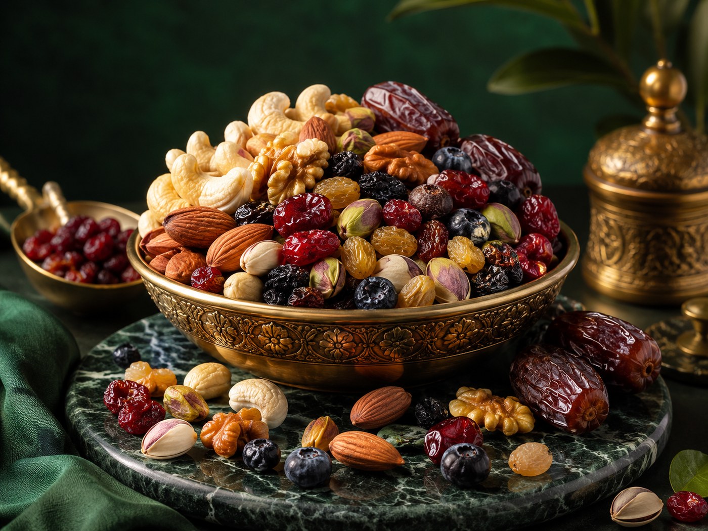 Dry fruits ingredient for premium pan at Manakamana Pan Bhandar