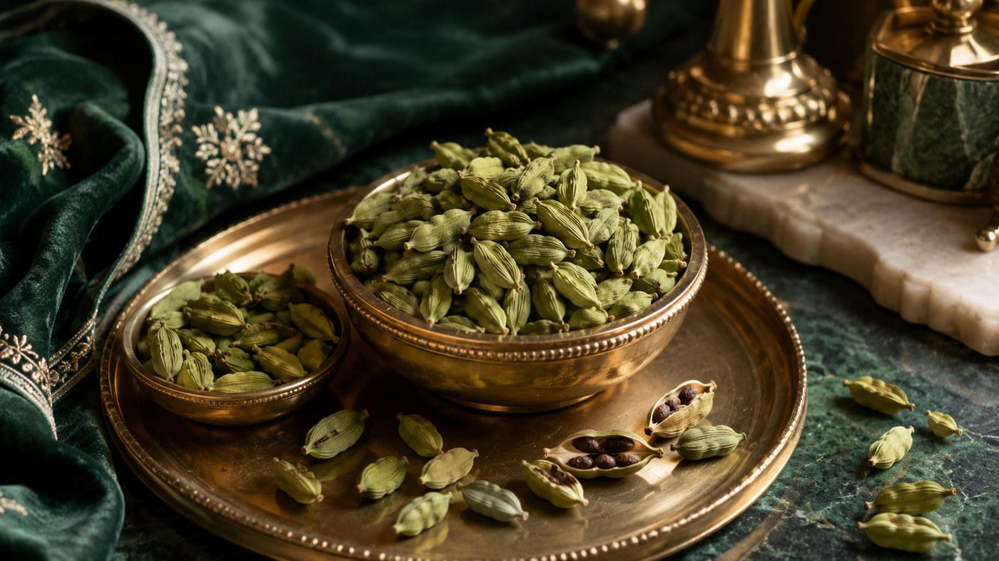 Elaichi ingredient for aromatic fresh pan at Manakamana Pan Bhandar
