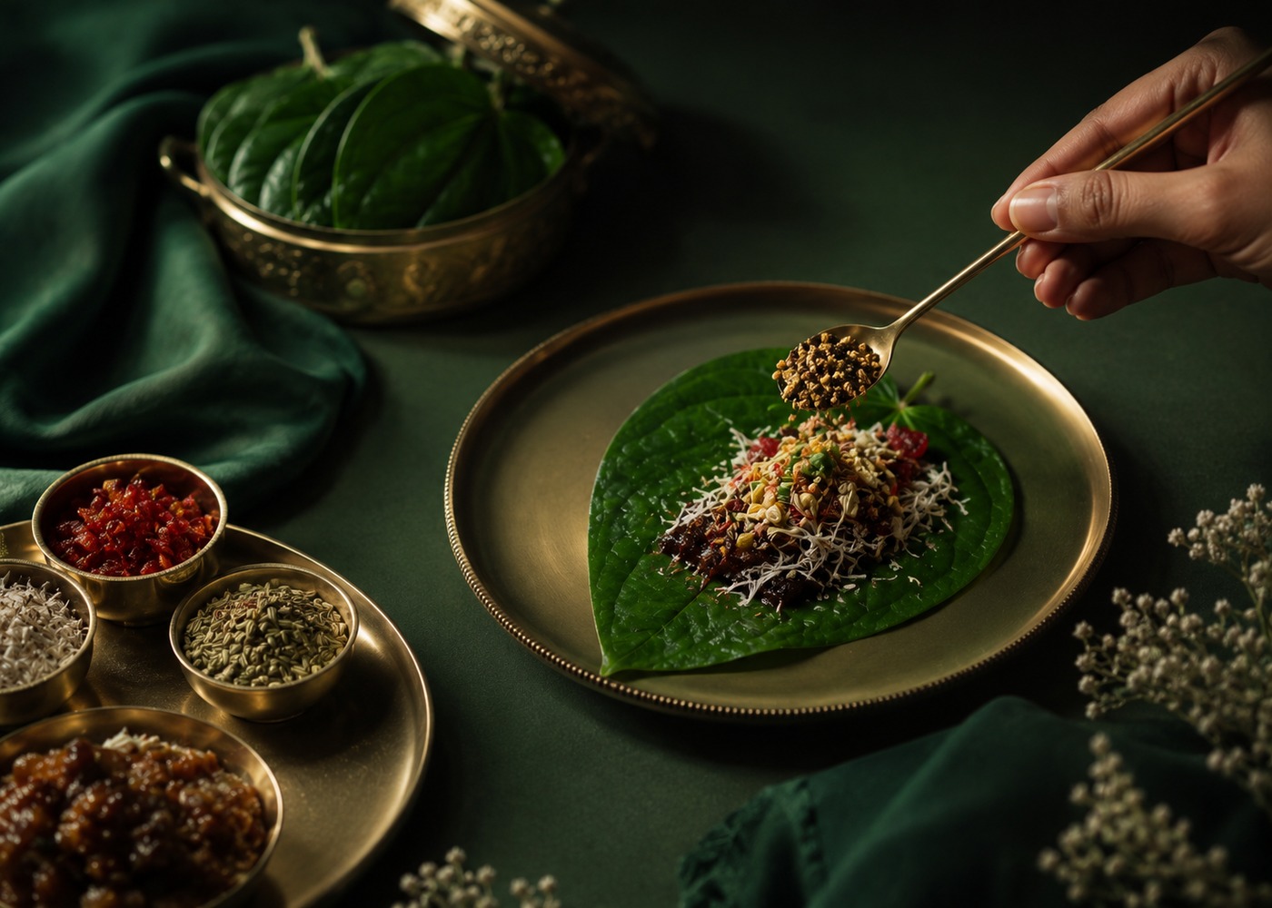 Balanced pan taste preparation with rich ingredients
