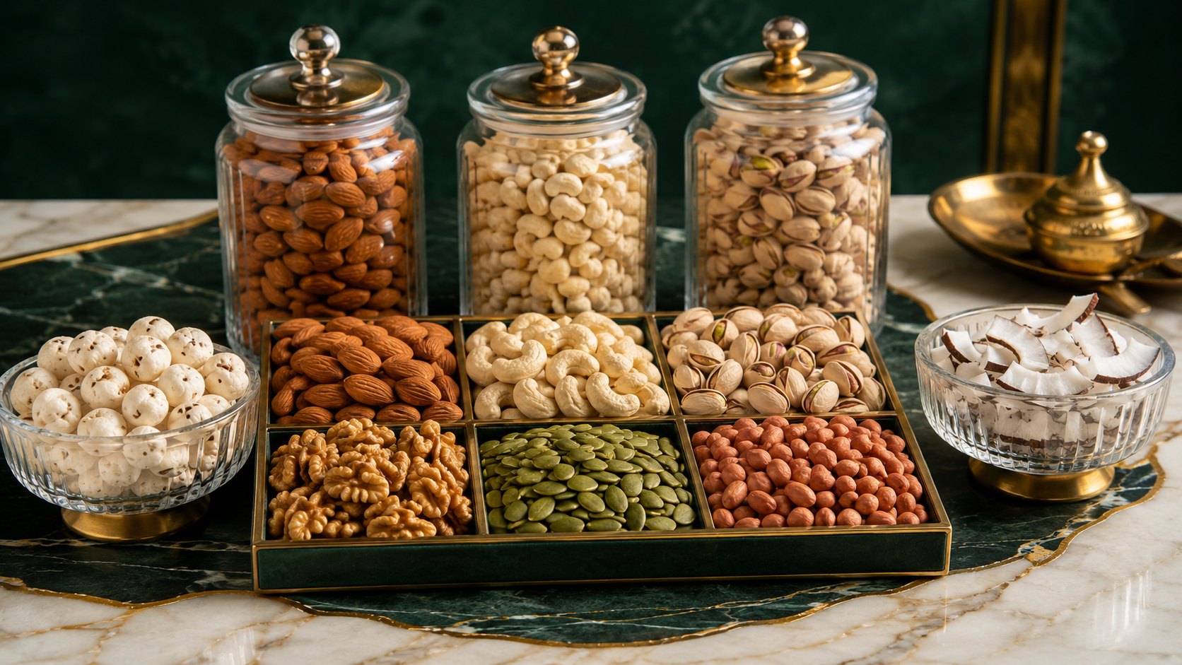 Premium dry fruits and nuts available at Manakamana Pan Bhandar in Koteshwor